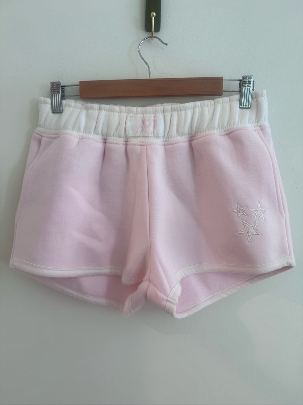 Pink palm puff daydream foldover short in angel pink medium nwt - Picture 2 of 6